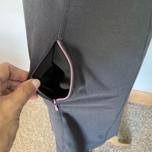 Title Nine Sundress Sz S Shelf Bra Black Racerback Tennis Pickleball Athletic - Picture 8 of 14